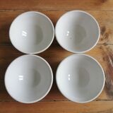 Service of 4 earthenware bowls from Badonviller