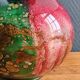 Lamp "Laque Line" Jean-Noël Bouillet (JNB) - Painted Glass Globe Signed
