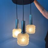 Vintage Frosted Glass Cascade Pendant Light