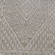 Hand-woven margoum rug in natural wool