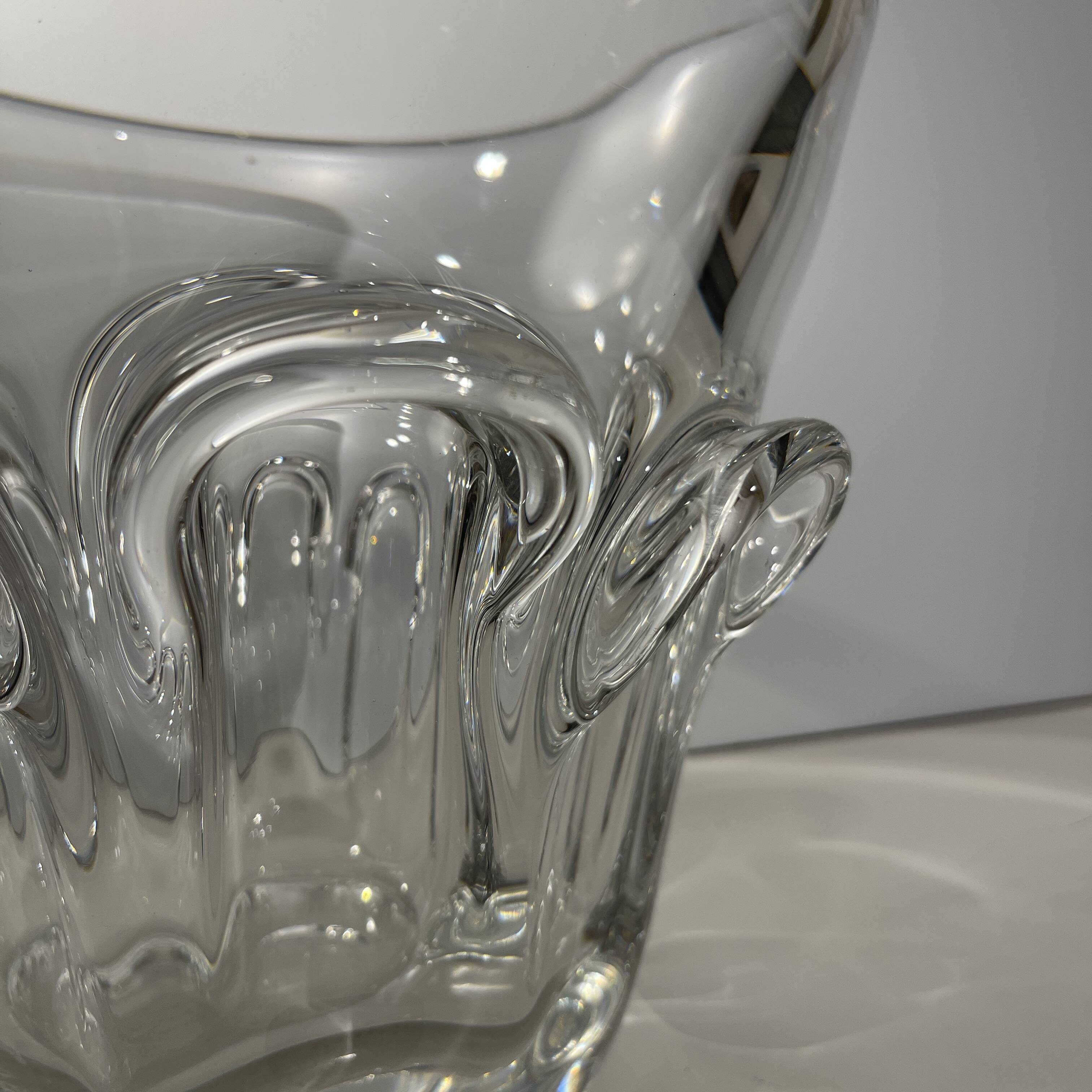 Antonio & Guido Bon / Val Saint Lambert, crystal champagne bucket, ca 19