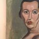 Old oil portrait