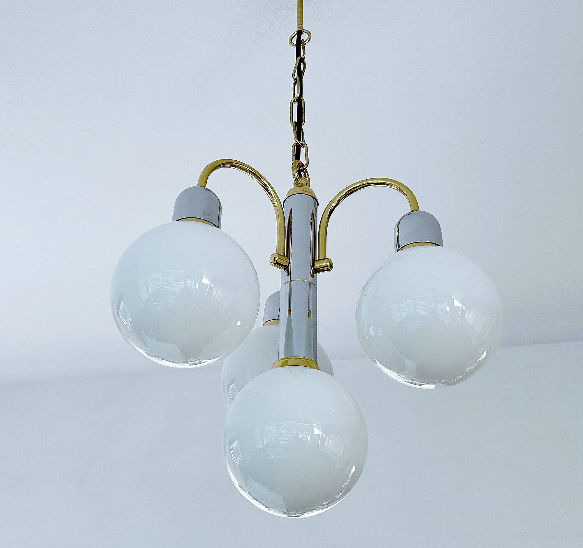 Vintage Cascade Glass Pendant Light