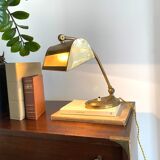 Lampe de bureau en laiton