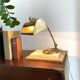 Brass desk lamp