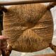 Pair of Antique Straw Stools