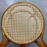 Curved wooden dining chair by Löbl Wieisskirchen