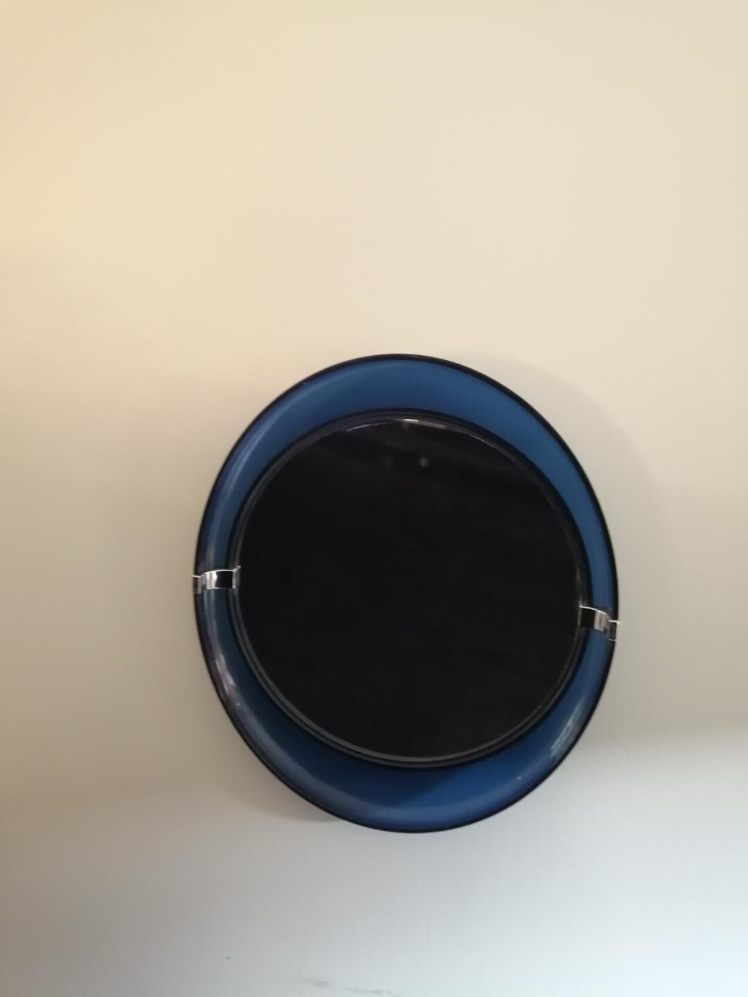 Vintage mirror typical 70s oval