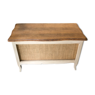 Relooke chest chene and jute
