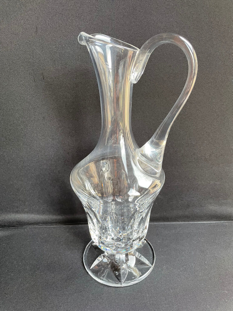 Carafe broc ewer (1) - Art Nouveau - Blown and cut crystal