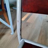 Chaise écolier relookée