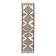 3x10 Brown Cream Kilim Runner Rug 82x320Cm