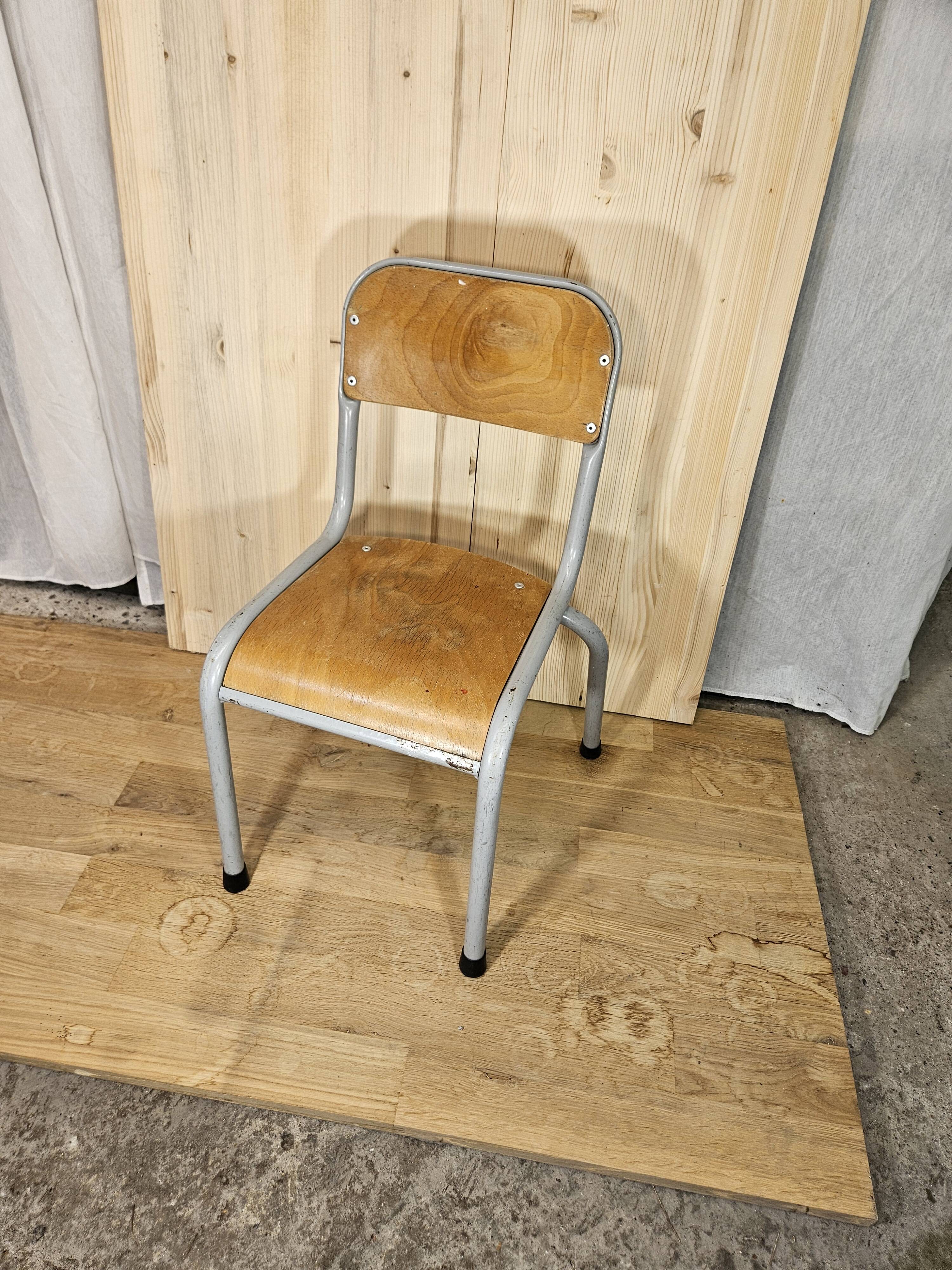 Chaise écolier/ chaise enfant 1970