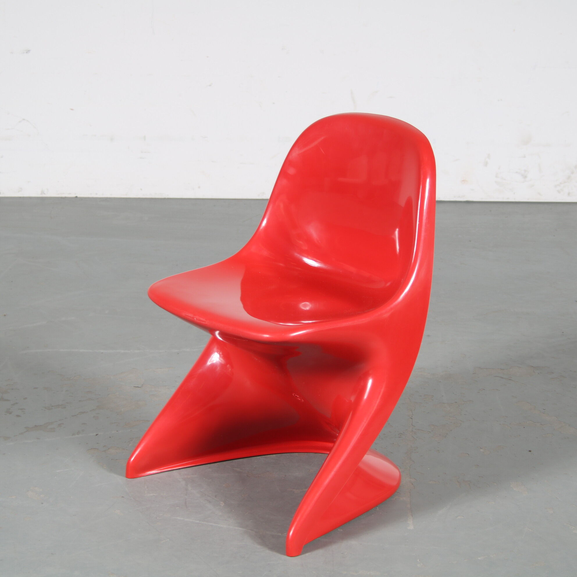 2000s Red “Casalino” children chair by Alexander Begge for Casala, Germany
