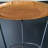 Vintage rattan table