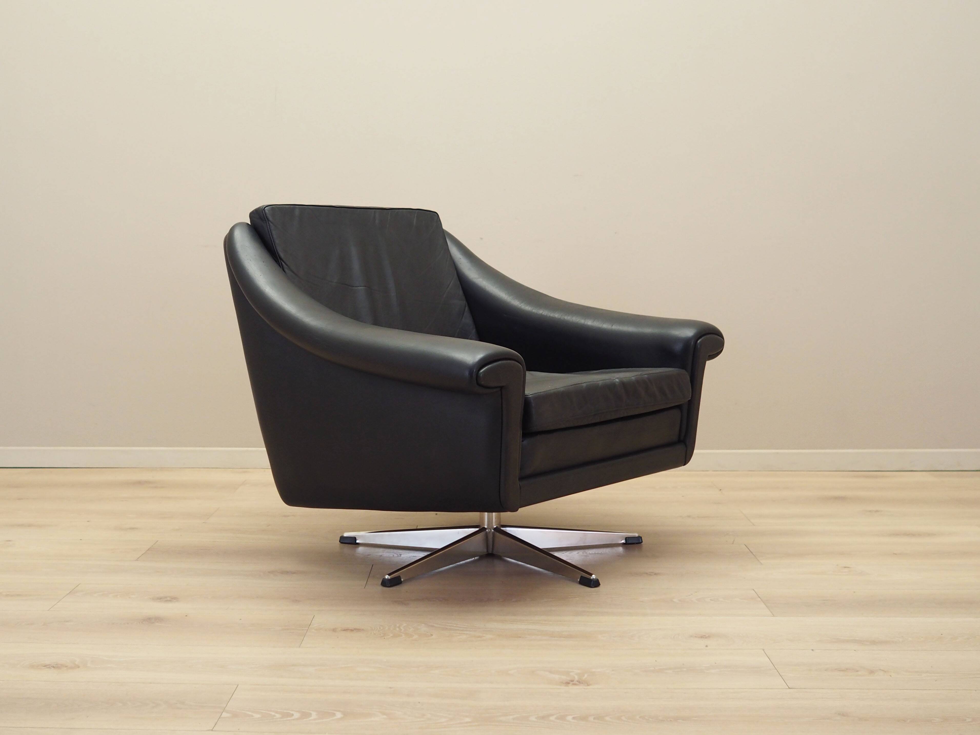 Fauteuil pivotant, design danois, années 1960, fabricant : Eran Møbler, designer :