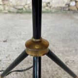 Lampadaire vintage , décors en laiton pieds tripodes circa 1960’s
