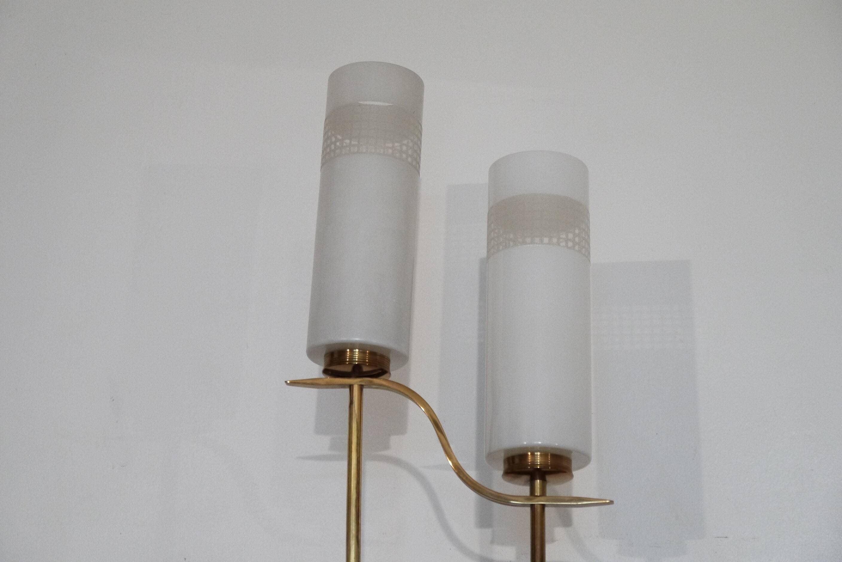 Lampadaire moderniste  à 3 feux 1960