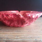 Red alabaster ashtray