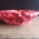 Red alabaster ashtray