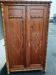 Pine effect wardrobe, bamboo from the early 20th century.