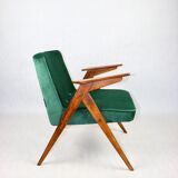 Green Bunny Armchair by Józef Chierowski, 1970s