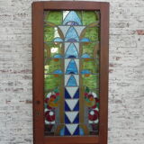 Art Deco stained glass door