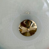 Vintage pendant lamp, multicolored glass, 50s