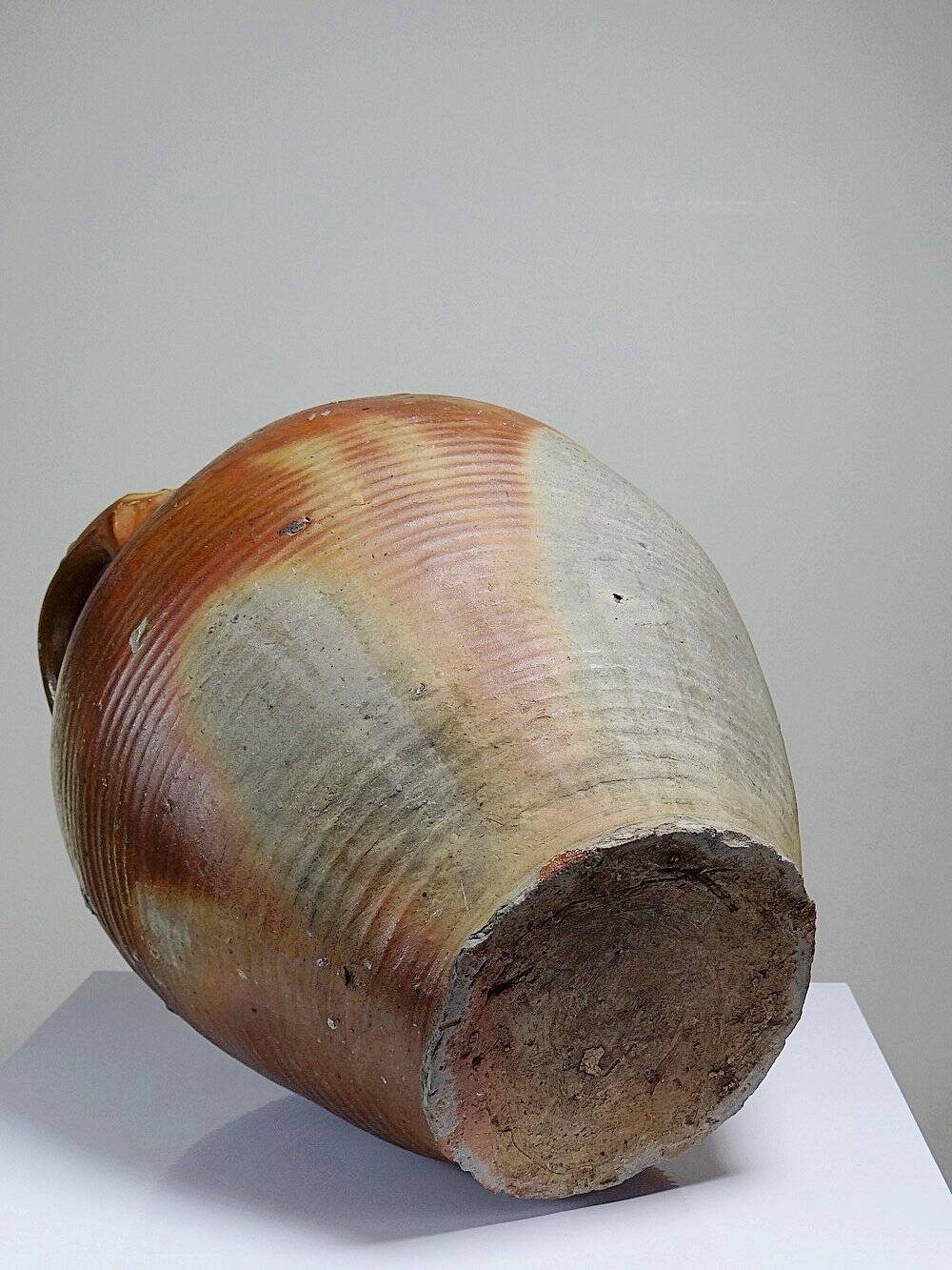 Antique XXL stoneware jar, 19th century, French craftsmanship, Puisaye
