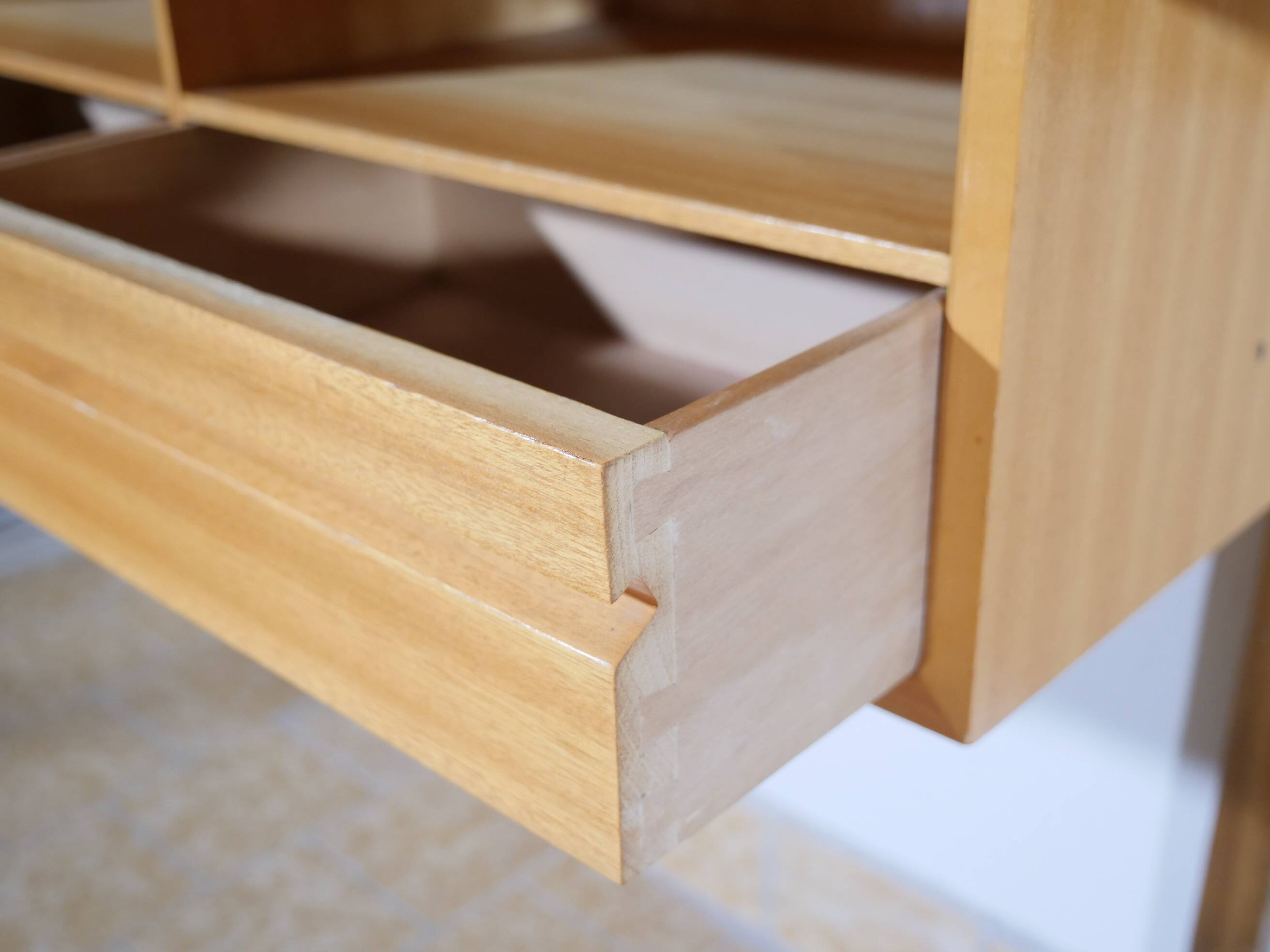 Poul cadovius modular shelving wall system royal, oak, danish design,1960s