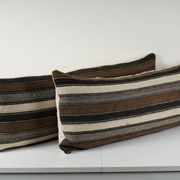 Set of 2 vintage kilim cushion covers 46x114 cm