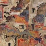 Andrea Spinelli, Italian Abstract Urban Expressionist, 20th Century, Acrylic & Canvas