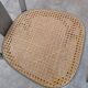 Set of 4 Vintage Gray Thonet Style Dining Chairs with Cane Seat
