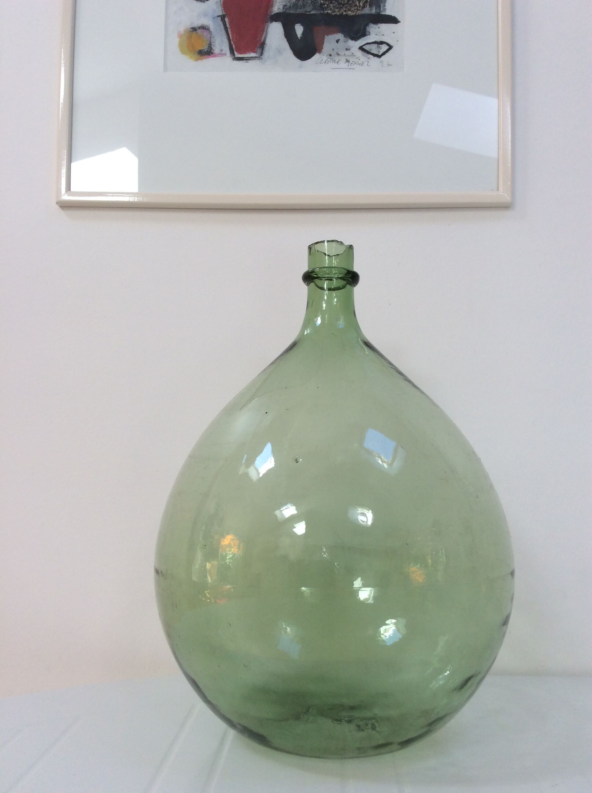 Old demijohn green 15 litres