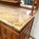 Buffet vitrine de style Louis XVI en bois massif XIX siècle