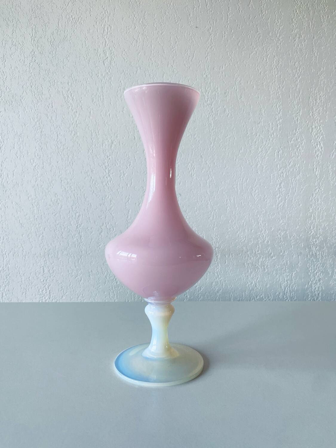 Pink opaline vase