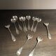 Silver metal forks