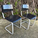 Pair of industrial chairs