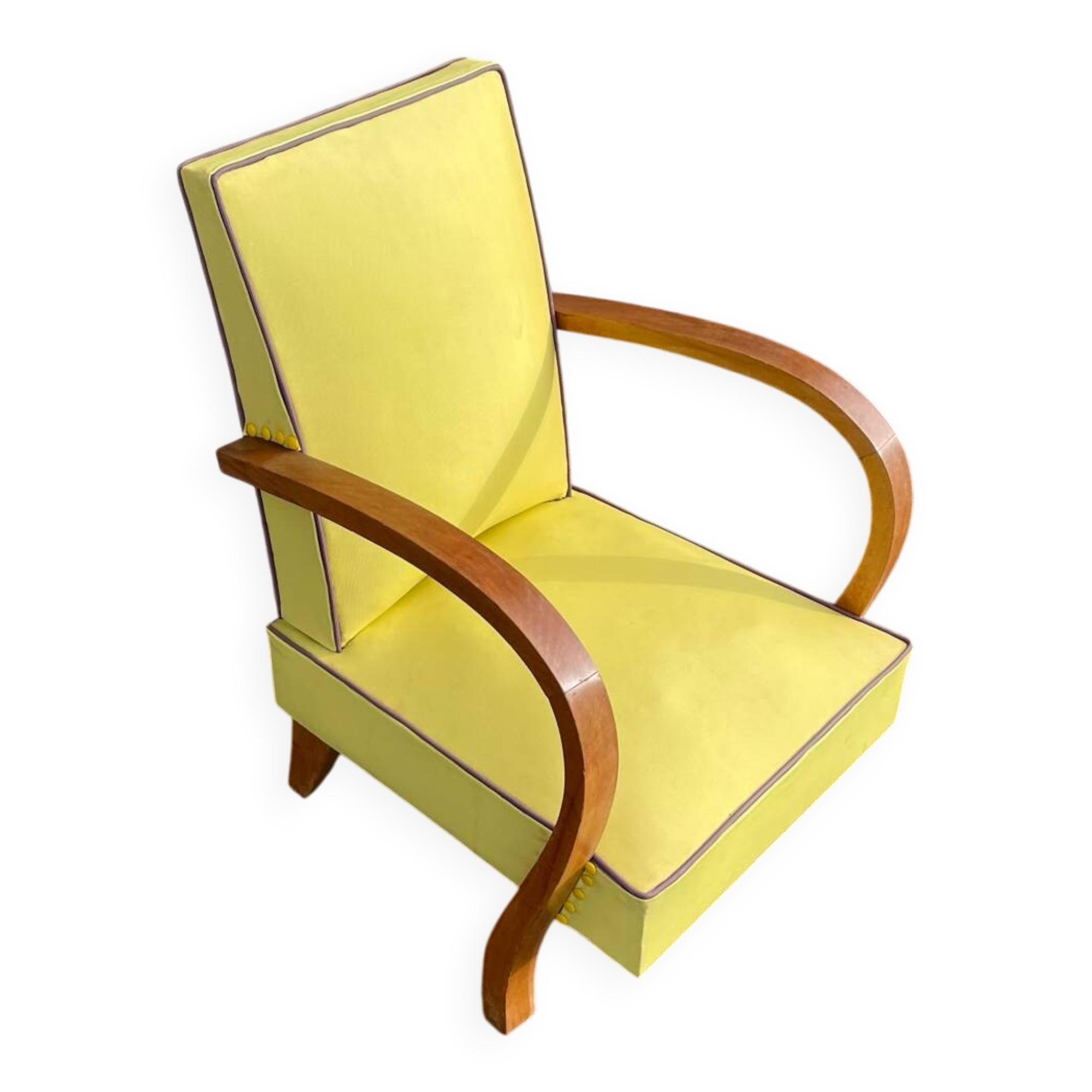 Vintage wooden children's armchair