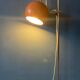 Mid-Century orange floor lamp with "eyeball" shade