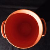 Painted sheet metal pot cover Poppy pattern