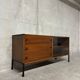 Vintage ARP Guariche Minvielle 1960s enfilade buffet display cabinet