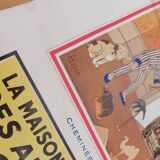 Lithographed poster heating Deville