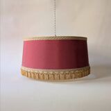 Suspension abat-jour vintage à franges