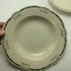 Pair of old hollow plates in Moonville model London earthenware