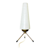 Lampe de table trépied en verre Space Age