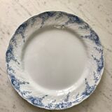 Round dish in Iron Earth K&G Lunéville model "Angèle" late 19th century