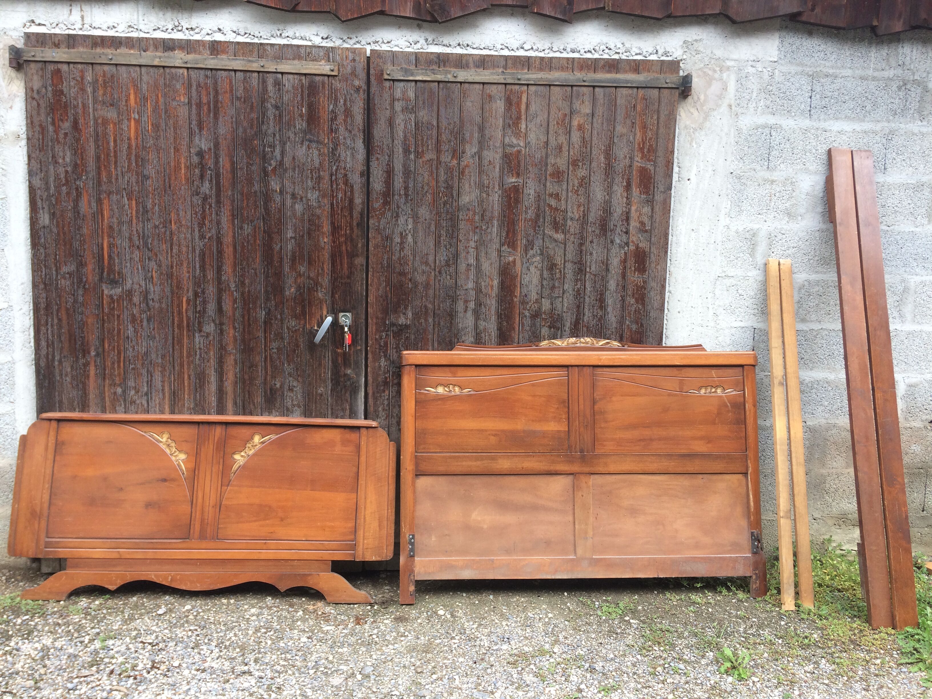 Headof and bedfoot art deco