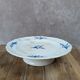 Compotier ancien en faïence anglaise Cauldon – décor bleu Chantilly