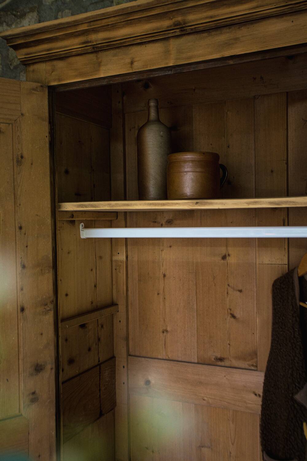 Large pine wardrobe